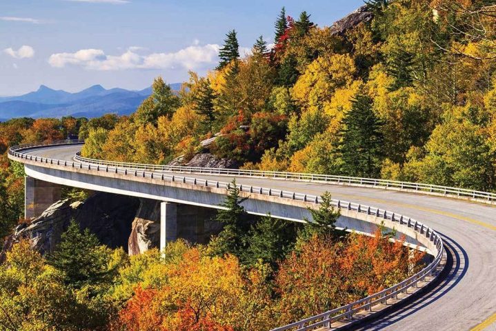 blue ridge parkway in fall