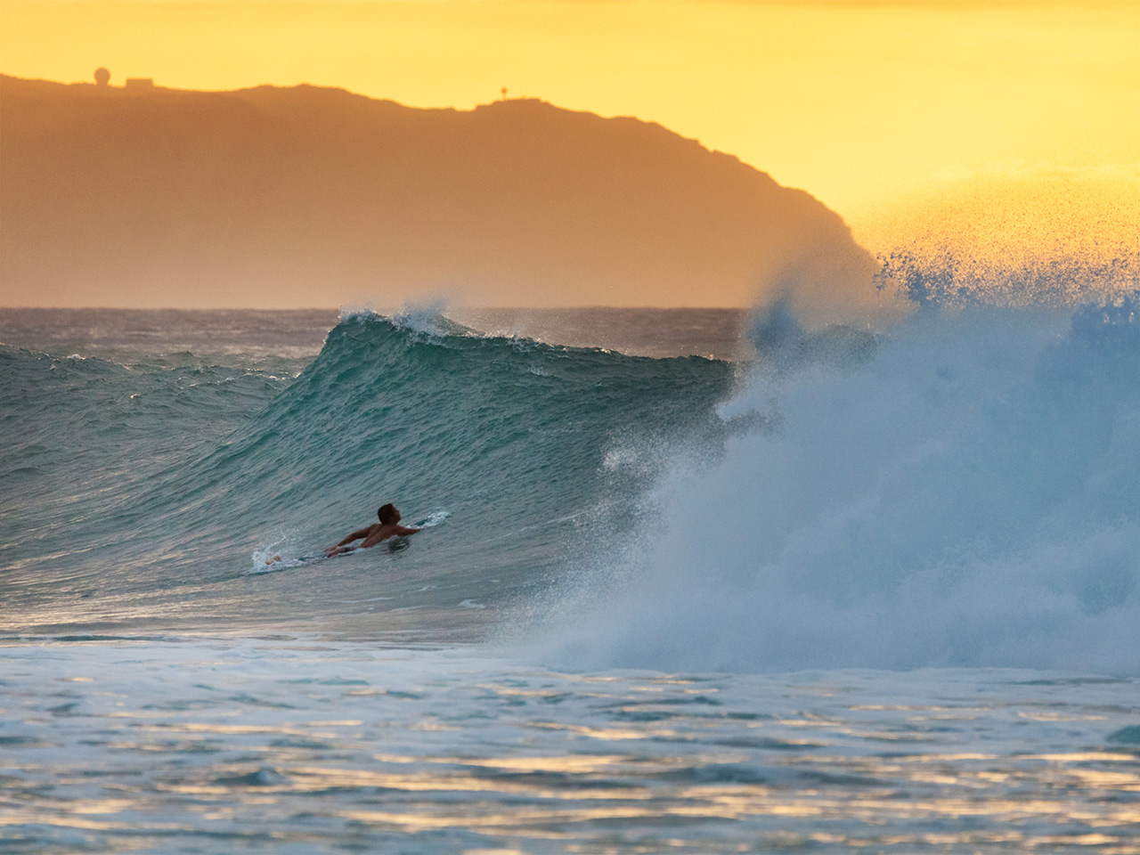 Surfing in Hawaii