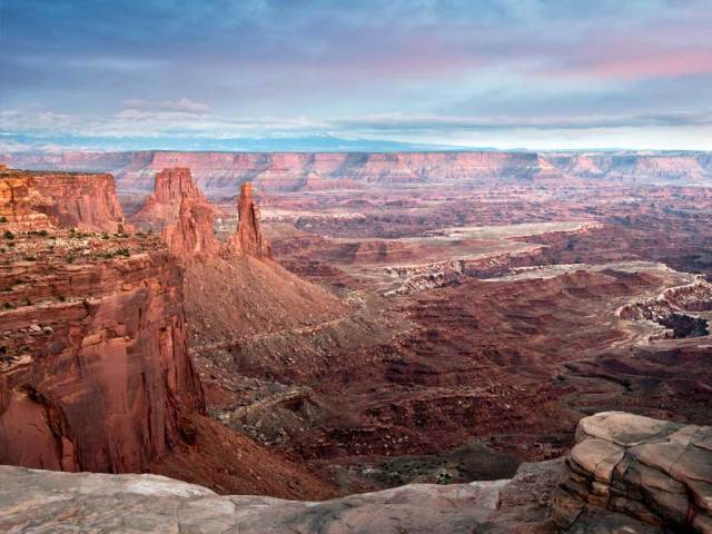 View across Canyonlands National Park
