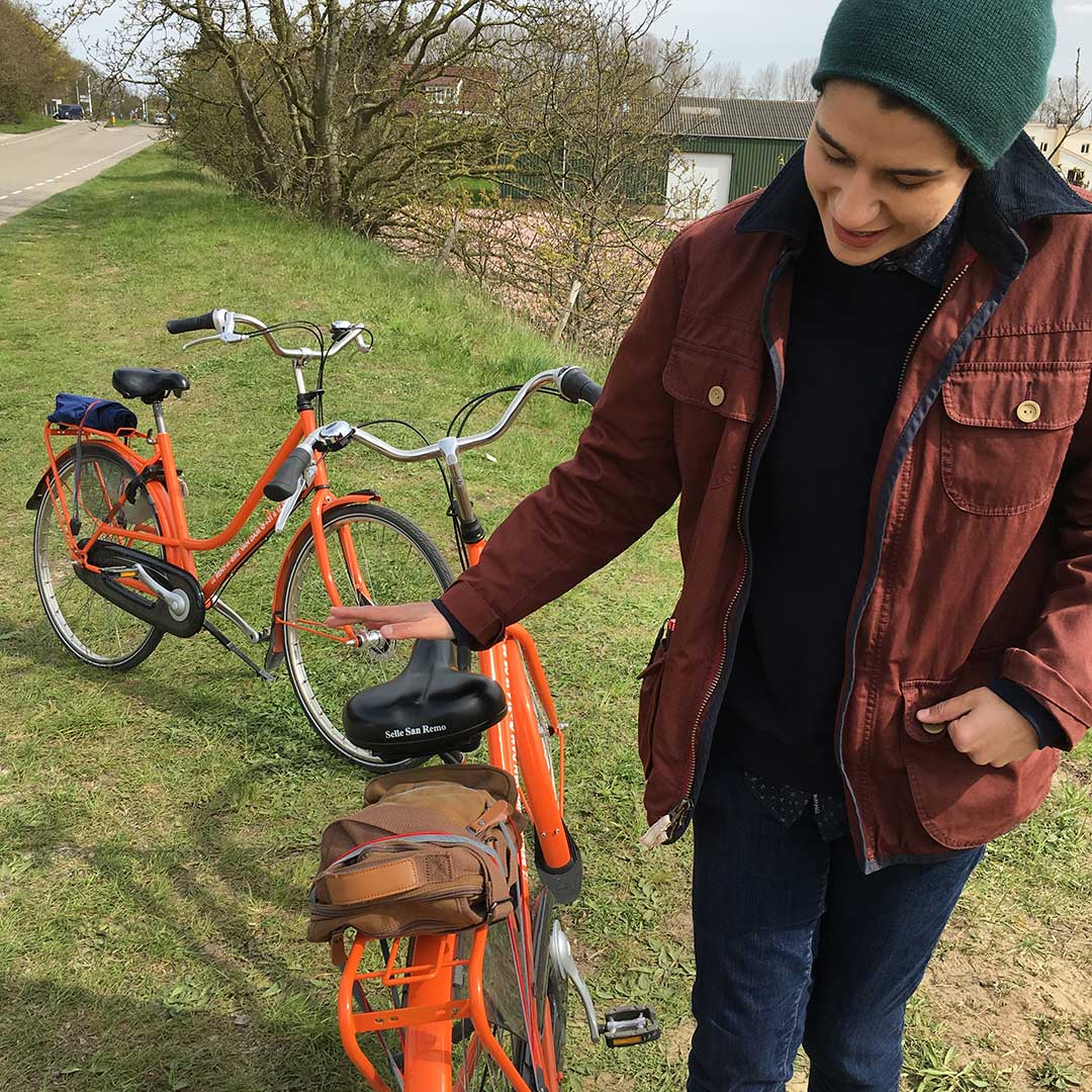 Enjoy biking in Amsterdam. Photo © Anna Gallagher.