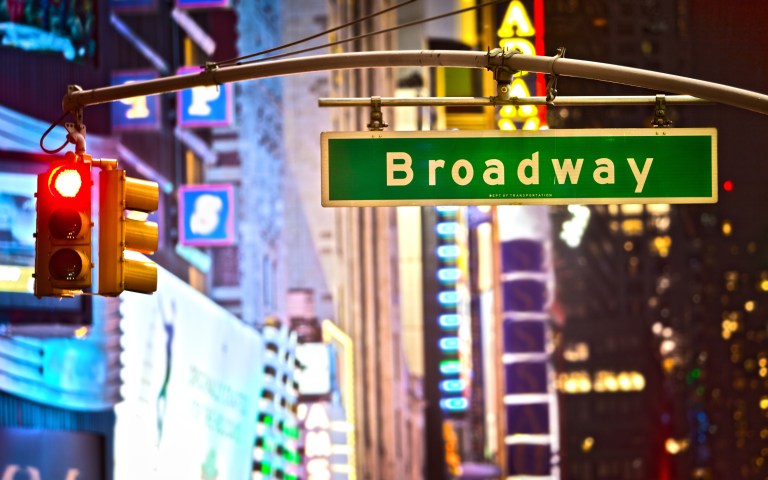 Broadway street sign