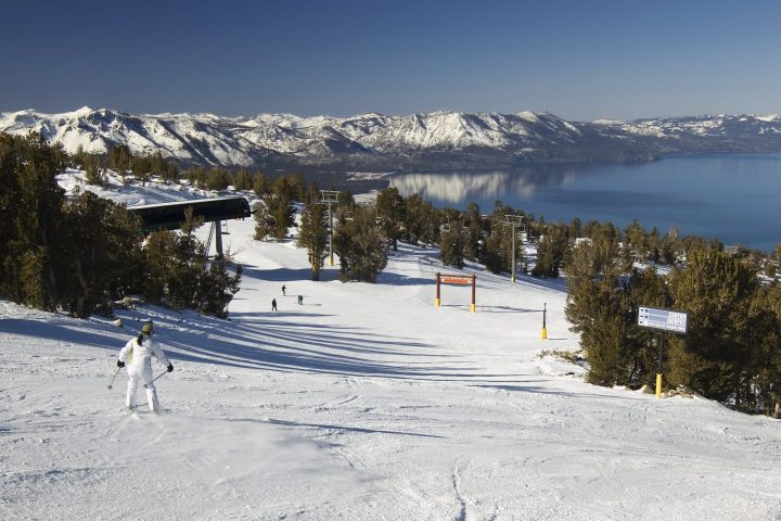 Skiing in Tahoe