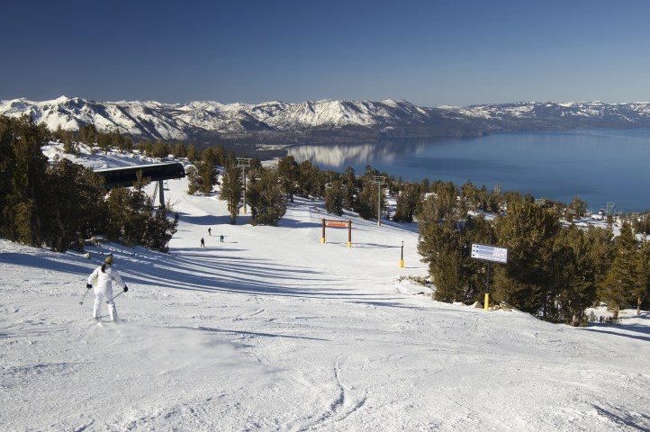 Skiing in Tahoe