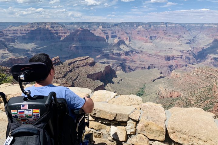 Cory Lee at the Grand Canyon.