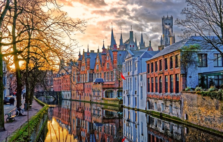 The canals of Bruges